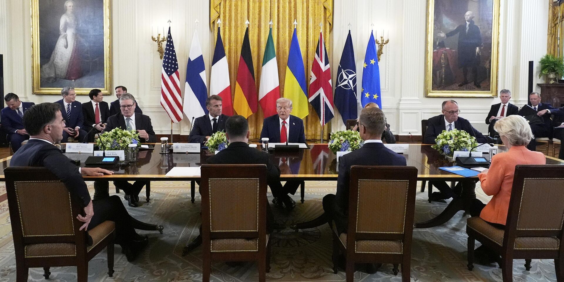 встреча Трампа с европейскими лидерами - ИноСМИ, 1920, 02.09.2025