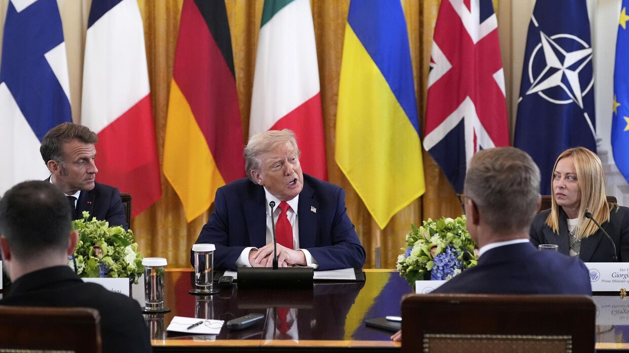 Дональд Трамп и европейские лидеры