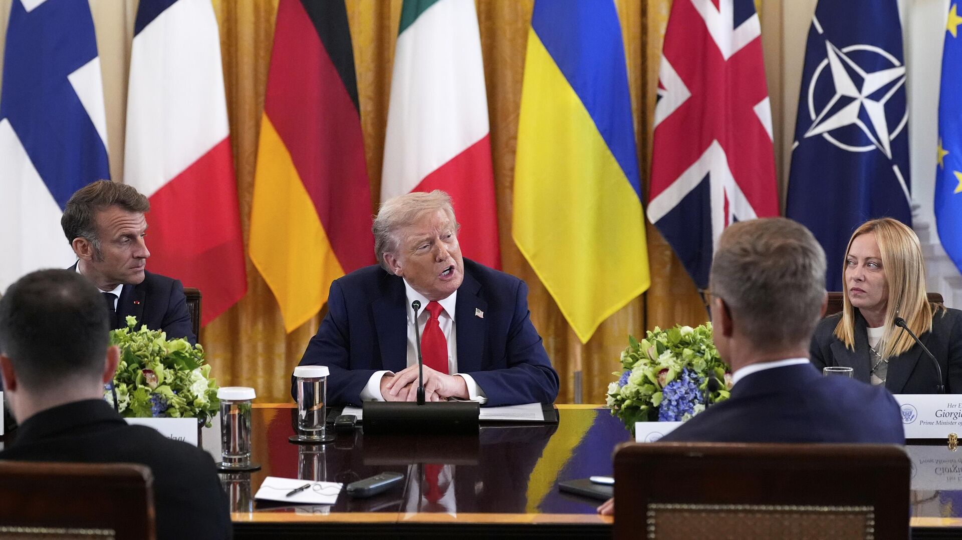 Дональд Трамп и европейские лидеры - ИноСМИ, 1920, 20.08.2025