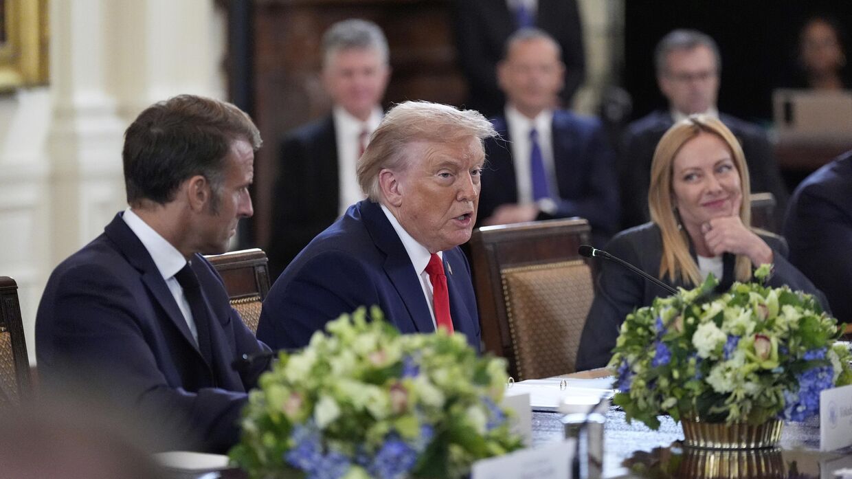 Дональд Трамп и европейские лидеры