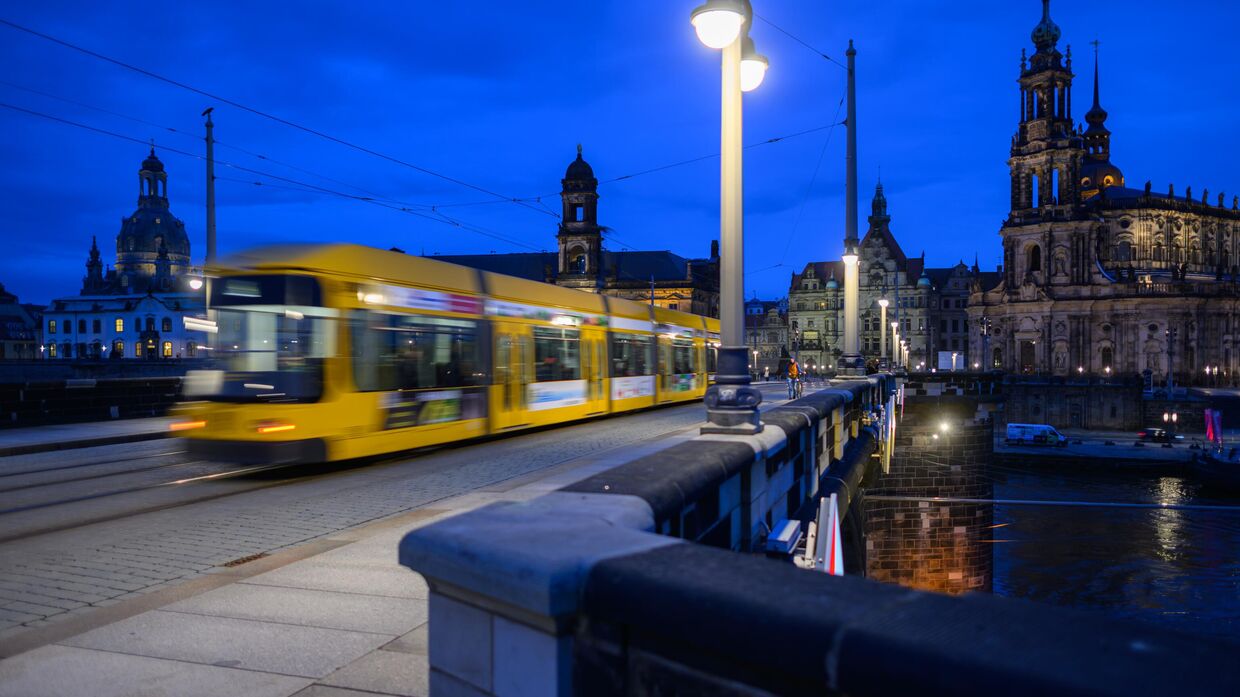 Трамвай в Дрездене, Германия