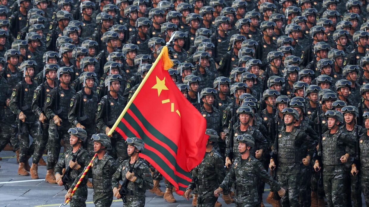 Военнослужащие народно-освободительной армии Китая 