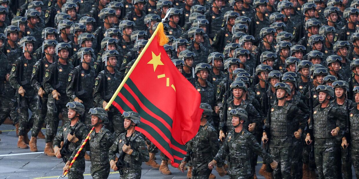 Военнослужащие народно-освободительной армии Китая 