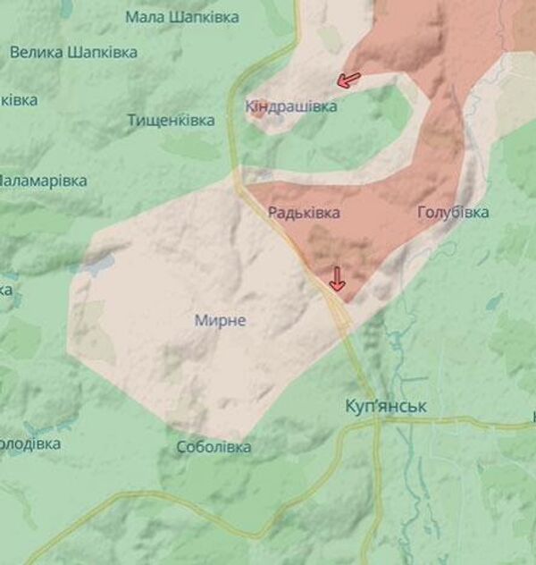 Продвижение ВС РФ в Харьковской области, 3.09.2025 - DeepState