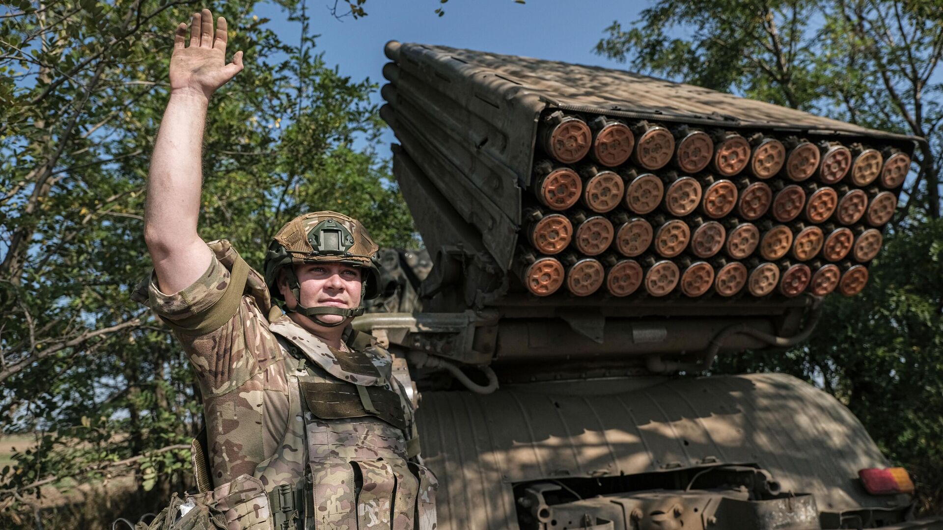 Боевая работа расчета РСЗО Град группировки войск Днепр на Запорожском направлении - ИноСМИ, 1920, 07.09.2025