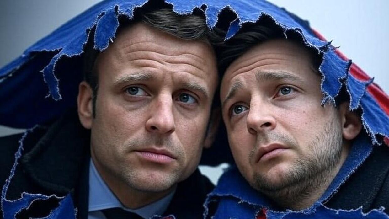 Макрон и Зеленский