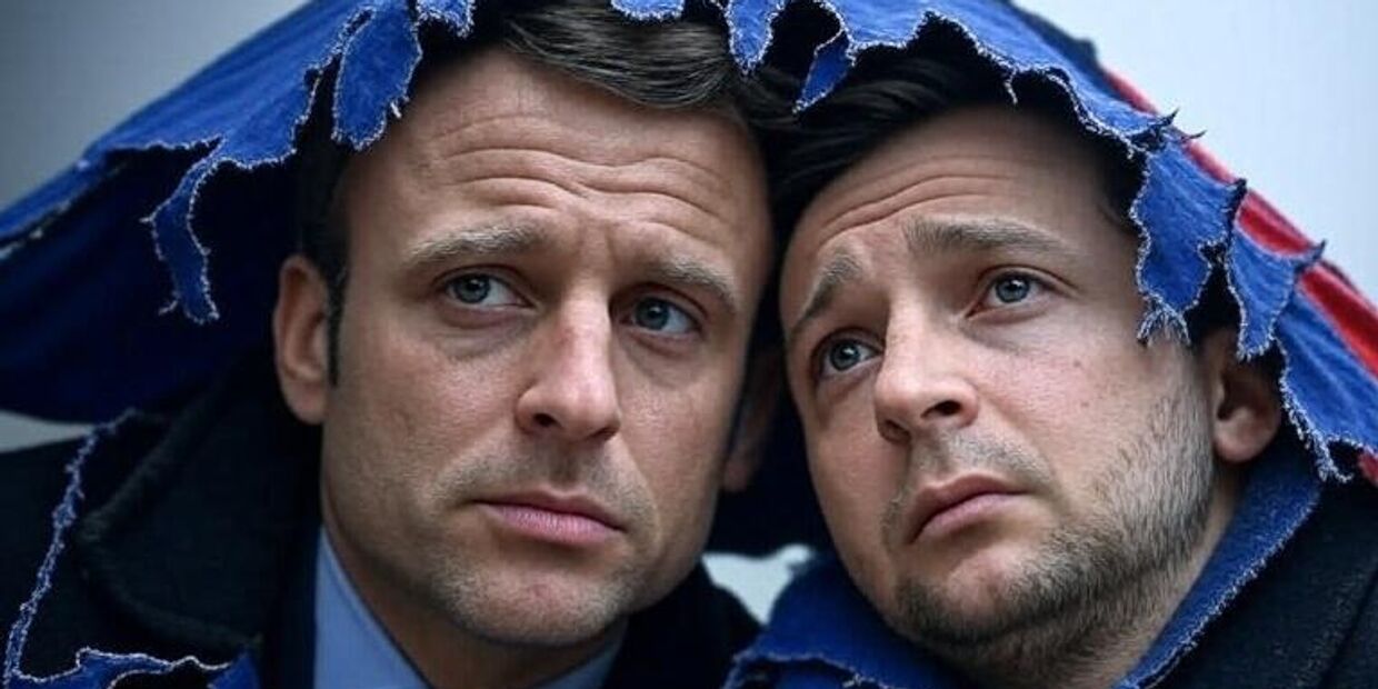 Макрон и Зеленский