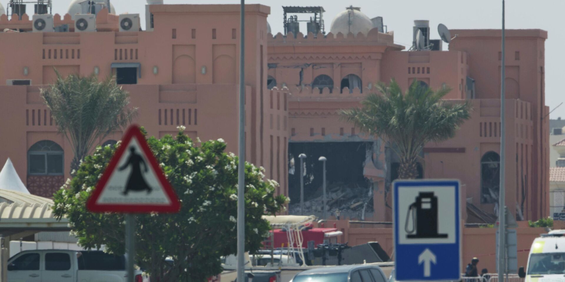 Последствия израильского удара по комплексу в Дохе, Катар - ИноСМИ, 1920, 10.09.2025