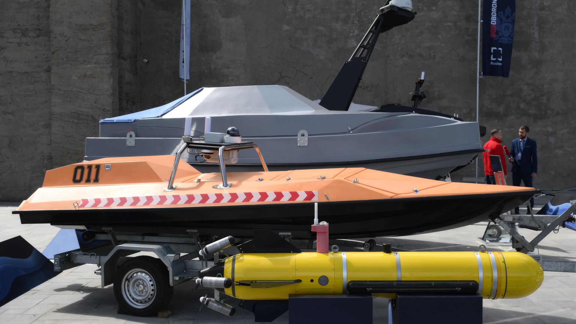 Безэкипажные катера на международном военно-морском салоне Флот-2024 в Кронштадте - ИноСМИ, 1920, 10.09.2025