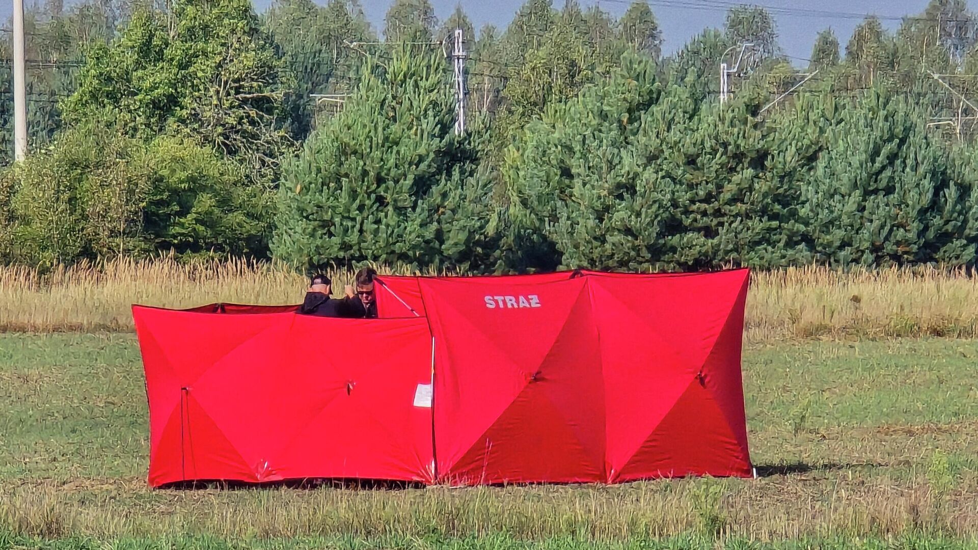 Место обнаружения сбитого беспилотника в населенном пункте Чоснувка - ИноСМИ, 1920, 10.09.2025