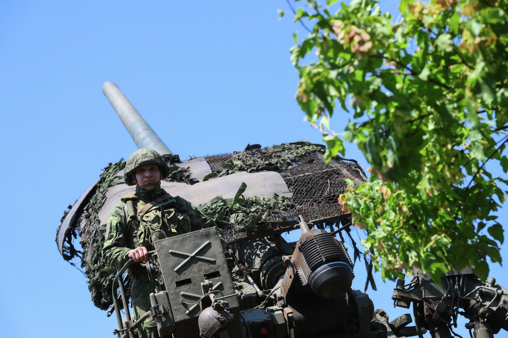 Боевая работа артиллеристов группировки войск Центр на Красноармейском направлении - ИноСМИ, 1920, 07.04.2026