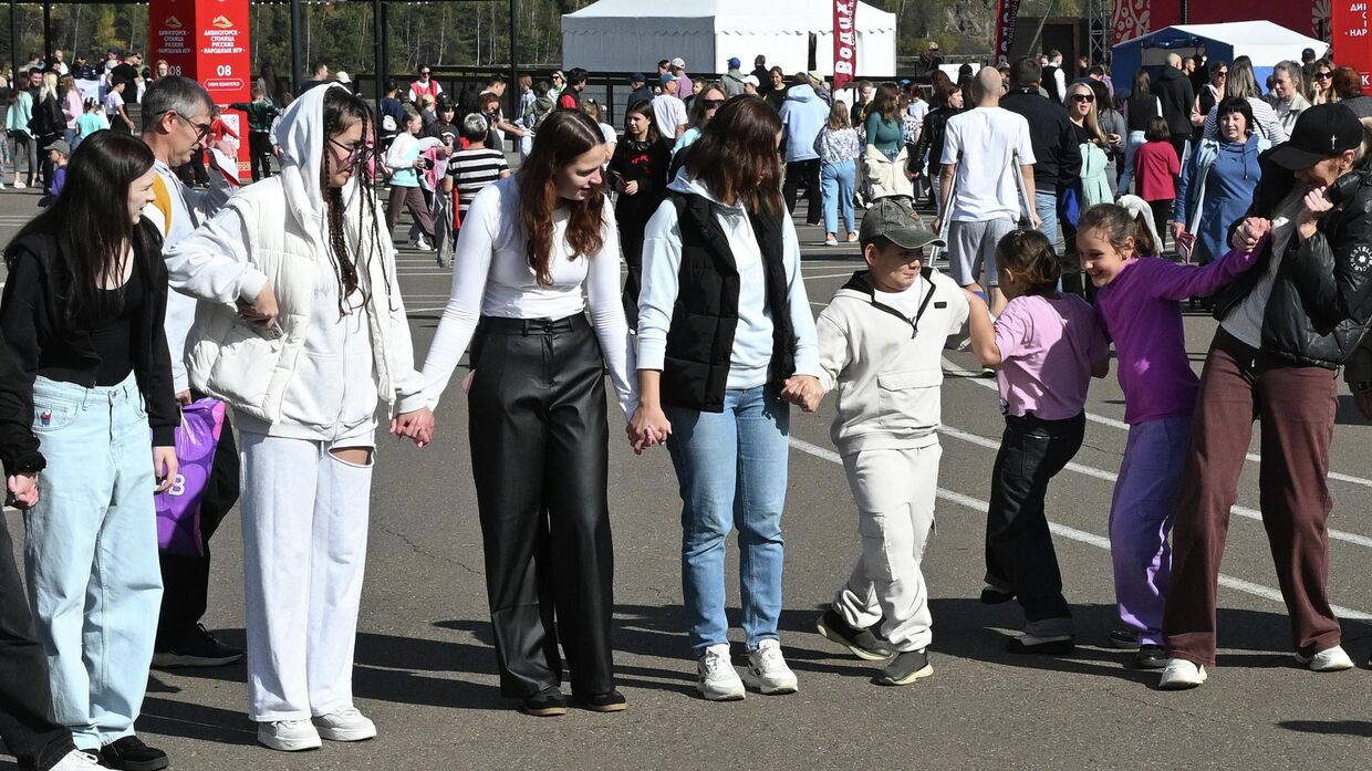 Фестиваль русских народных игр в Дивногорске