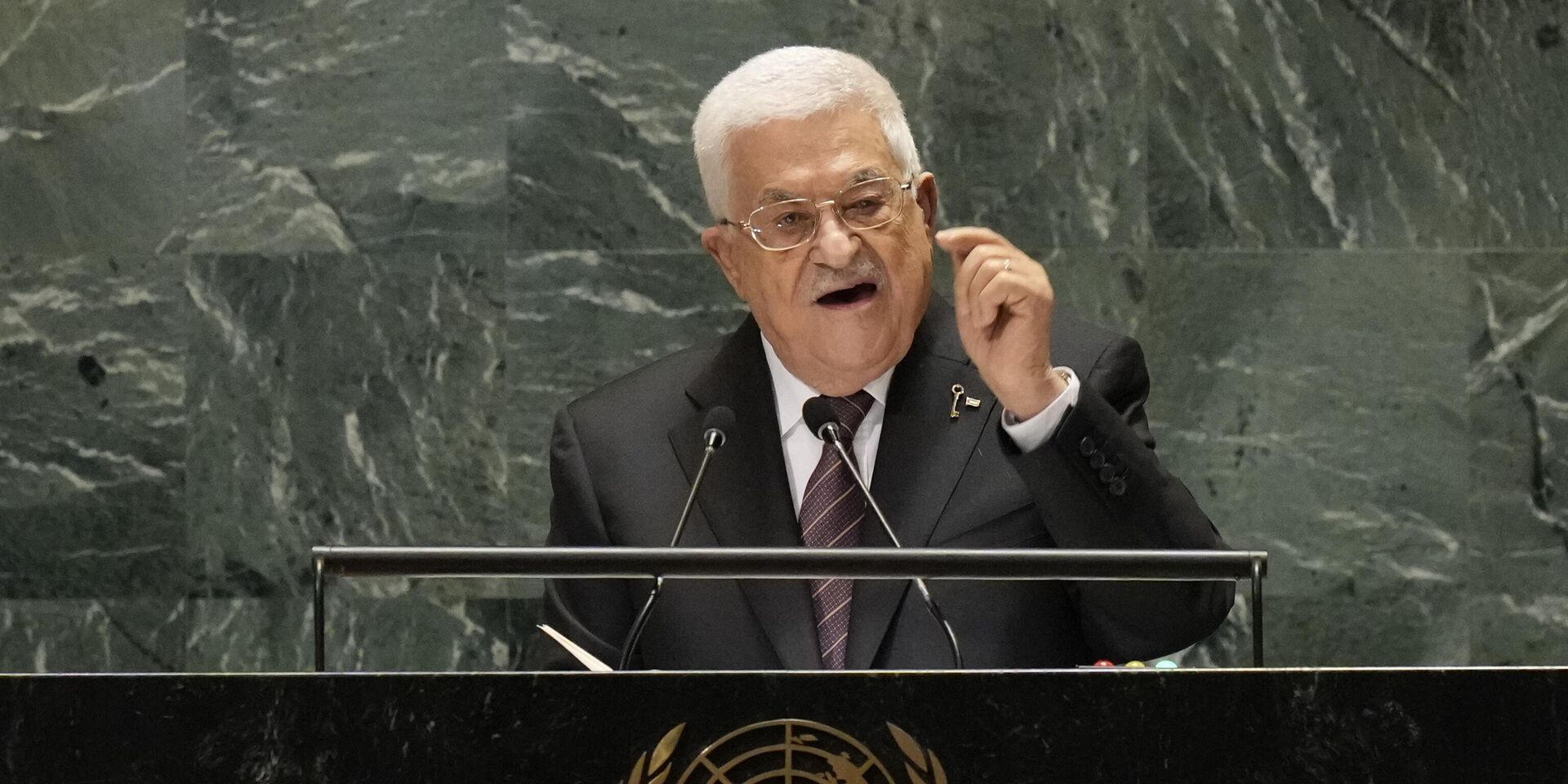 Историческая речь Махмуда Аббаса в ООН о создании двух государств