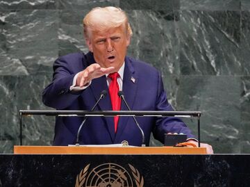 Трамп на Генассамблее ООН Трамп на Генассамблее ООН