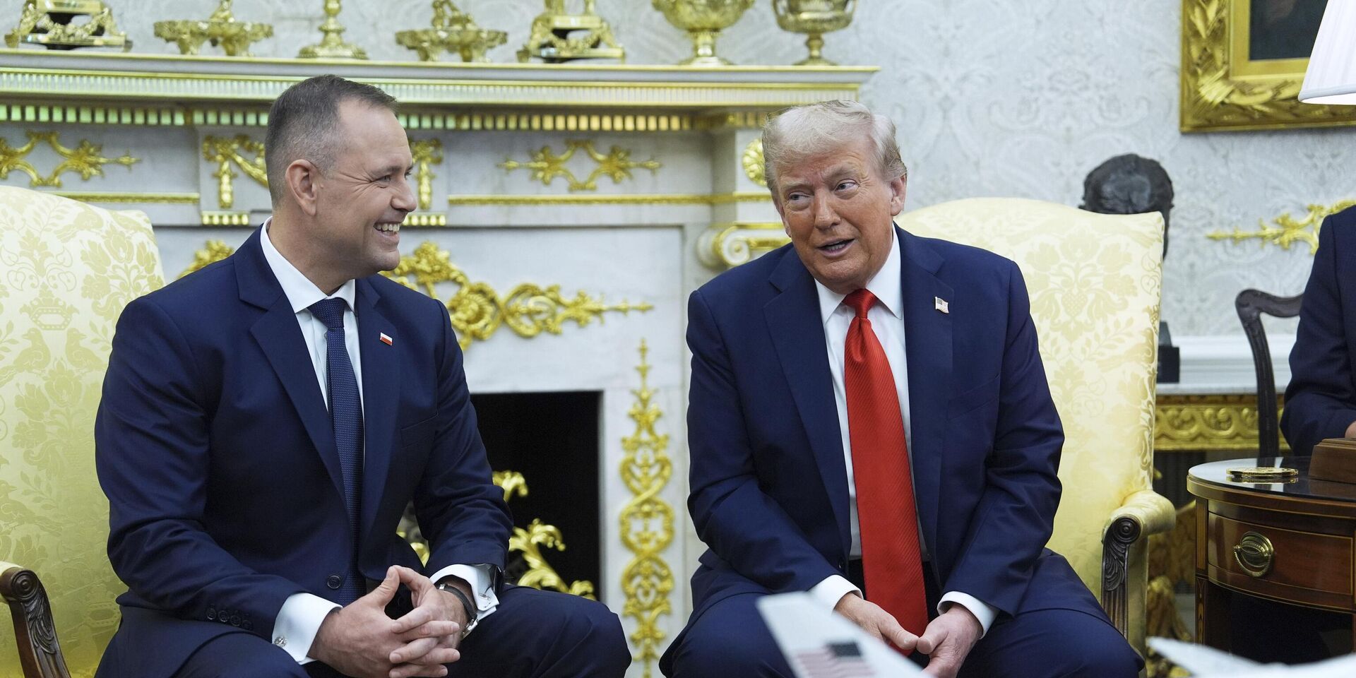 Президент США Дональд Трамп и президент Польши Кароль Навроцкий  - ИноСМИ, 1920, 19.02.2026