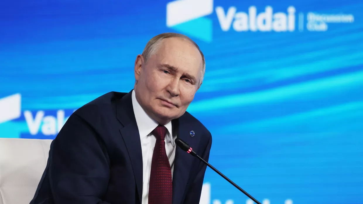 Президент Владимир Путин принял участие в работе дискуссионного клуба Валдай