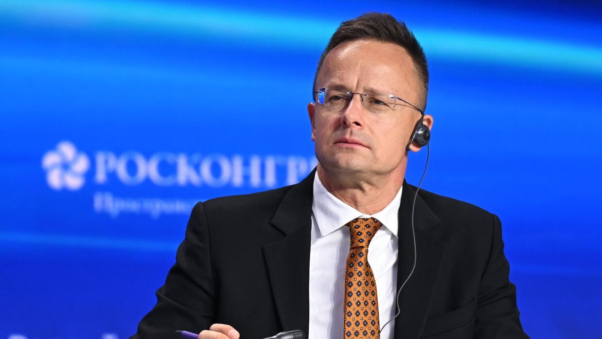 Министр иностранных дел и внешнеэкономических связей Венгрии Петер Сийярто