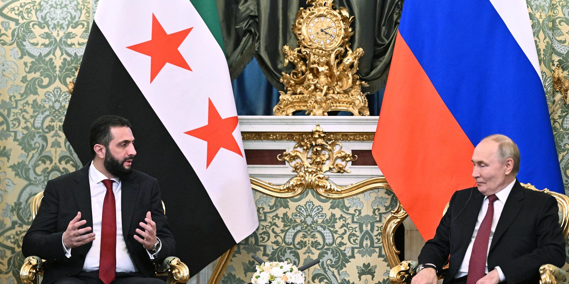 Встреча президента Владимира Путина и президента Сирии Ахмеда аш-Шараа - ИноСМИ, 1920, 04.09.2026