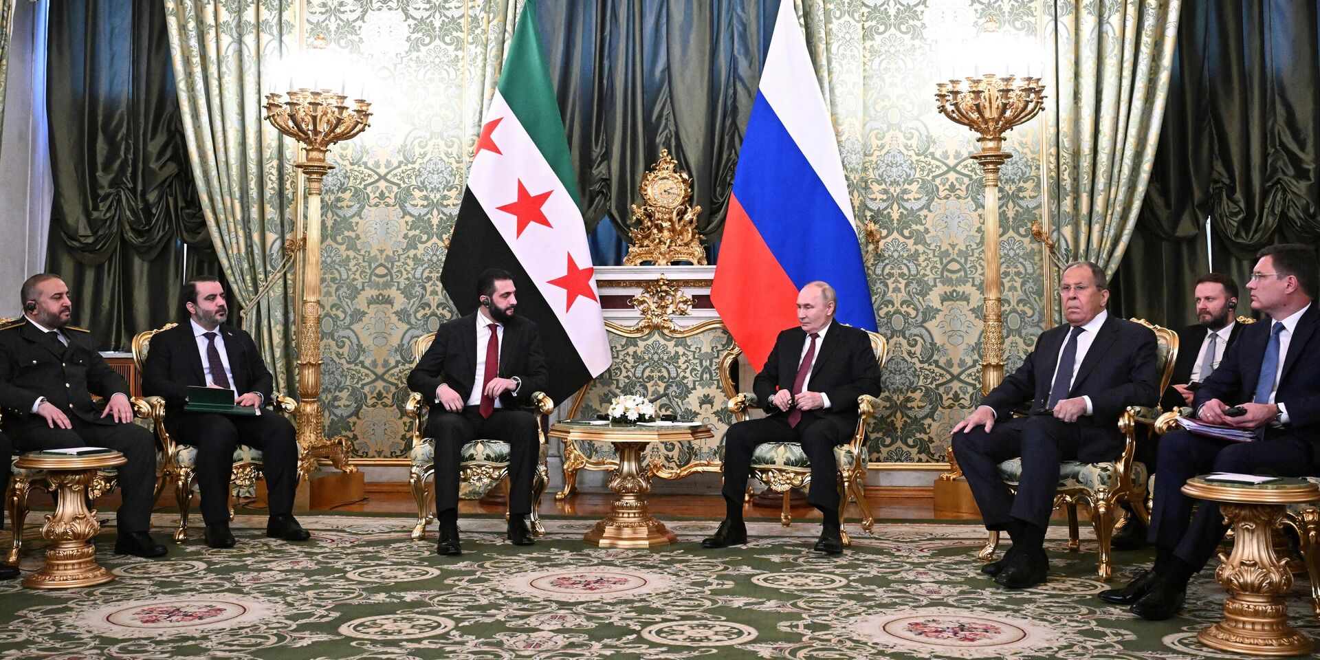 Встреча президента Владимира Путина и президента Сирии Ахмеда аш-Шараа - ИноСМИ, 1920, 11.12.2025