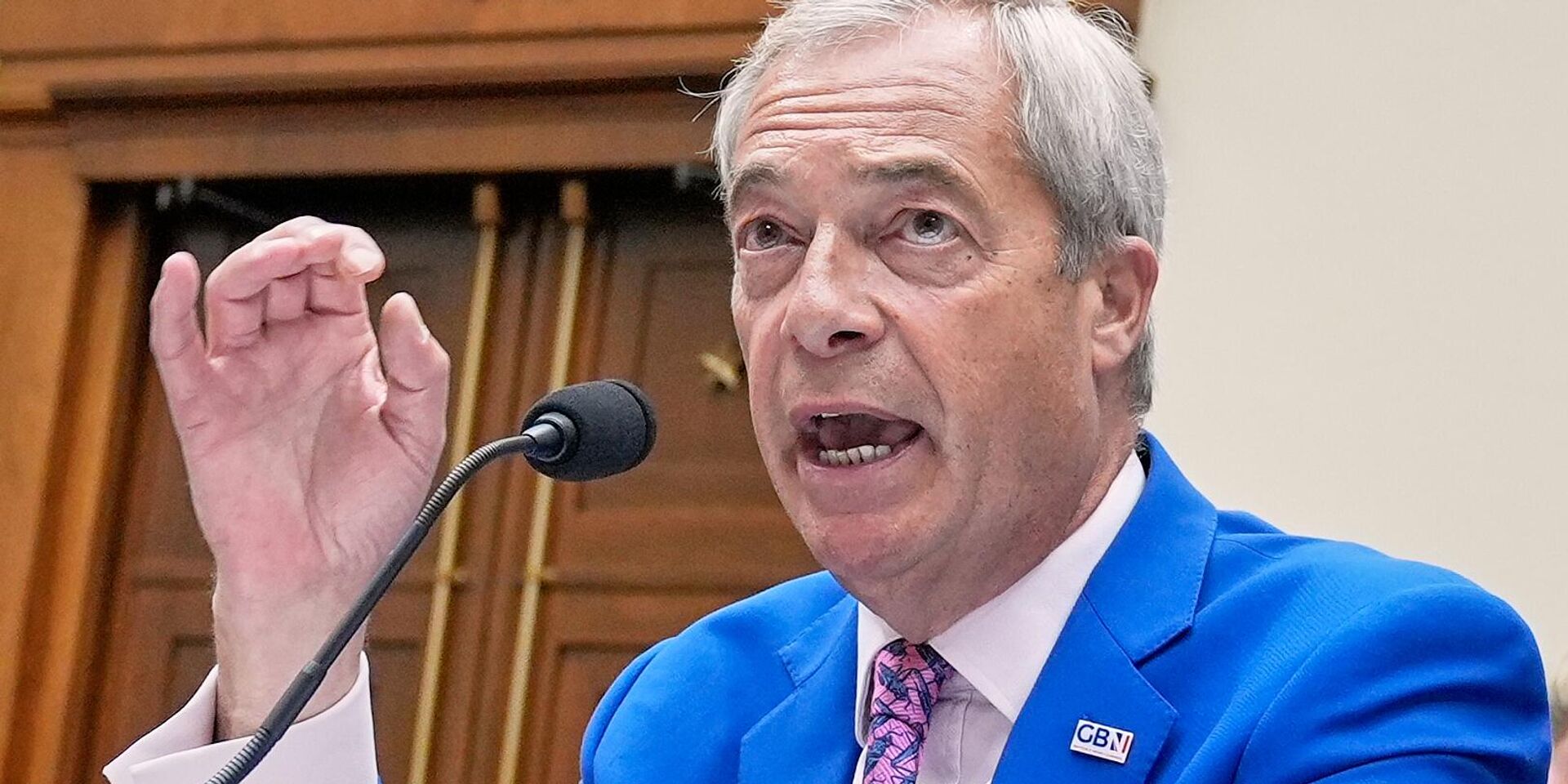 Найджел Фарадж, член британского парламента, лидер Партии реформ  - ИноСМИ, 1920, 17.10.2025