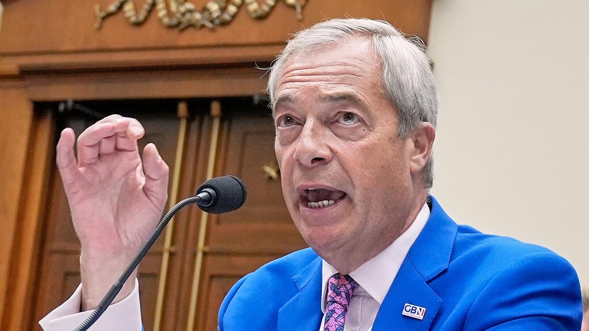 Найджел Фарадж, член британского парламента, лидер Партии реформ  - ИноСМИ, 1920, 17.10.2025