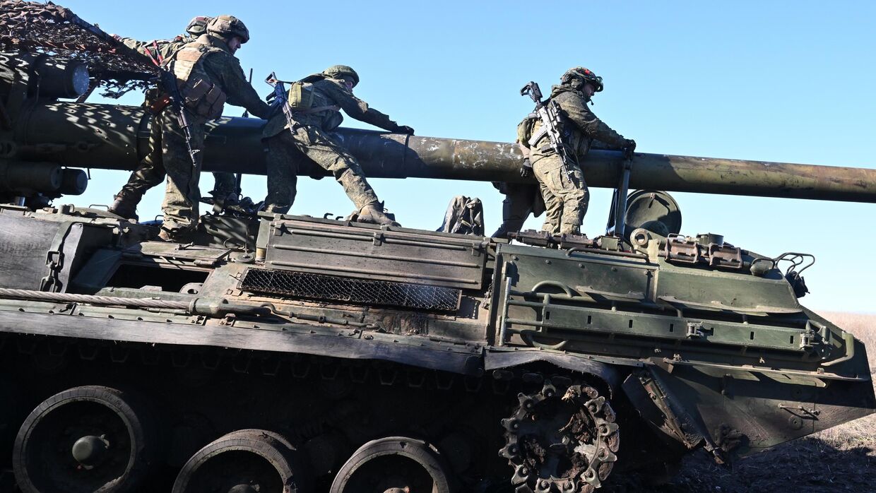 Боевая работа САУ Малка группировки Центр