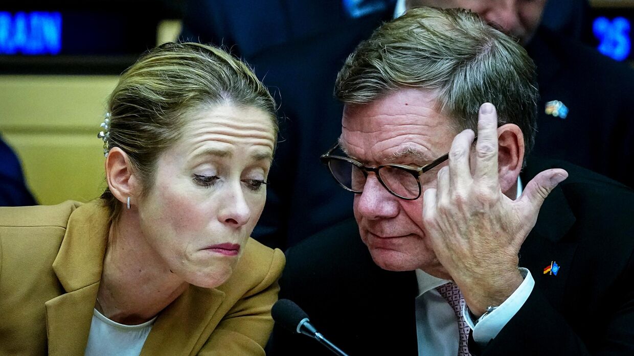 Йохан Вадефуль и Кая Каллас на встрече Большой двадцатки