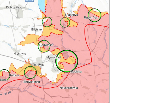 Ситуация под Красноармейском, 21.10.2025 Ситуация под Красноармейском, 21.10.2025