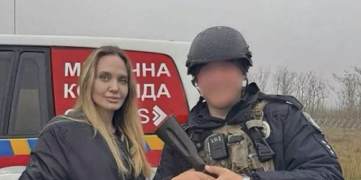 Актриса Анджелина Джоли в Херсоне. Архивное фото