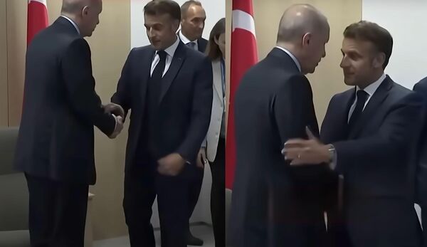 Эммануэль Макрон и Реджеп Тайип Эрдоган