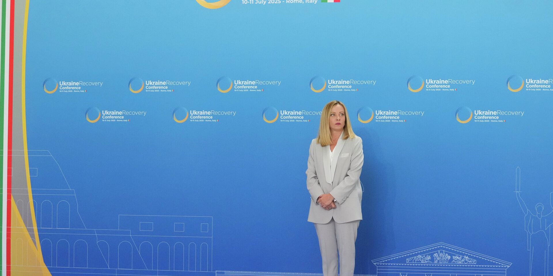 Премьер-министр Италии Джорджия Мелони на конференции по восстановлению Украины в Риме - ИноСМИ, 1920, 11.11.2025