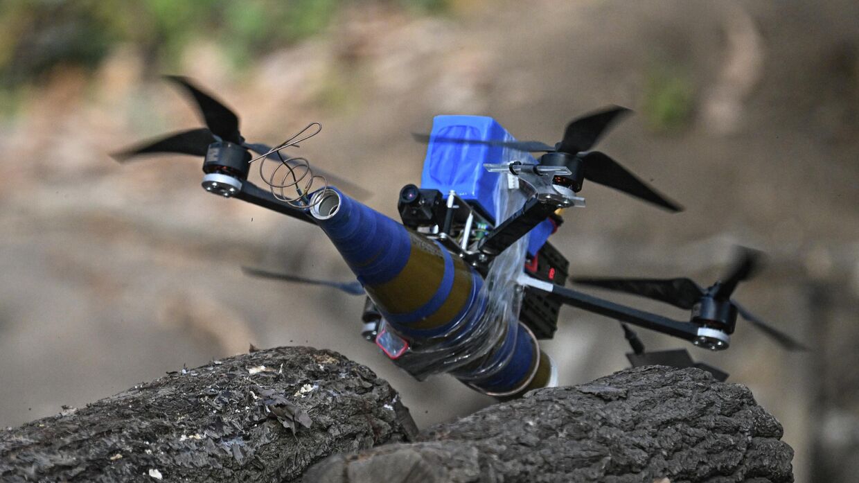 Боевая работа расчета БПЛА группировки Центр