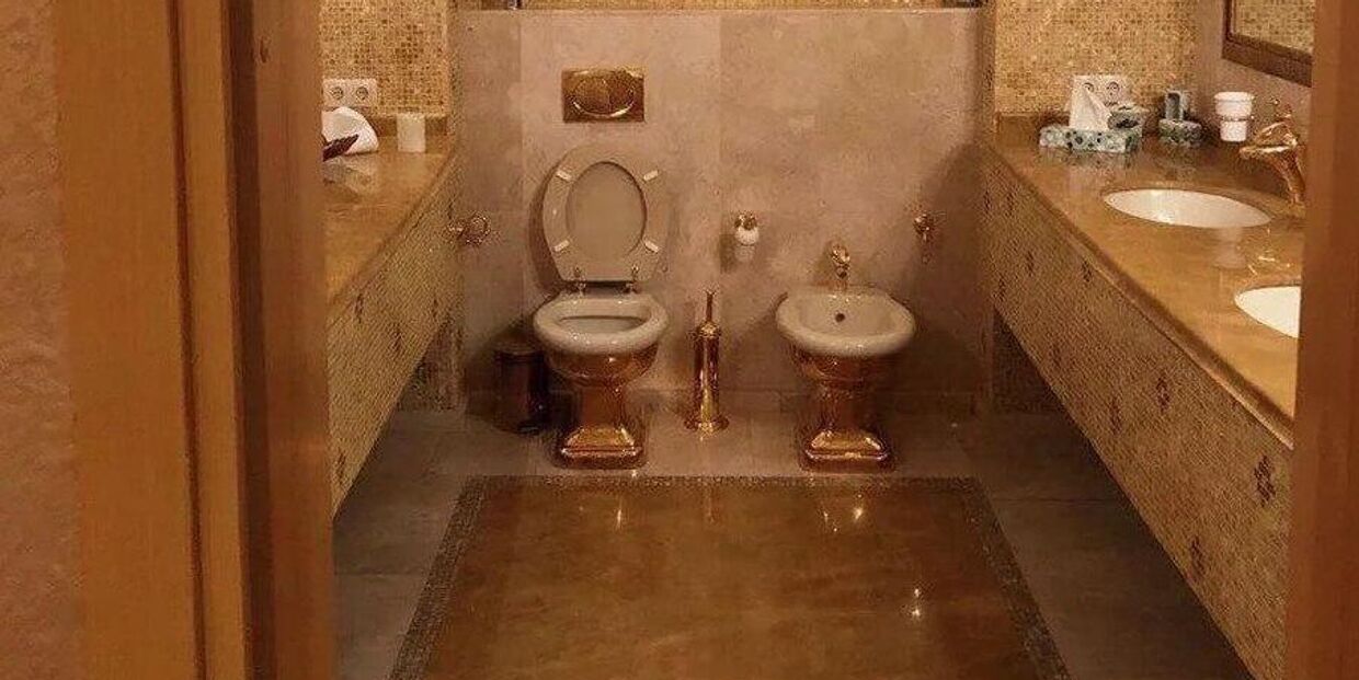 Золотой унитаз в квартире соратника Зеленского Тимура Миндича, обвиненного в коррупции