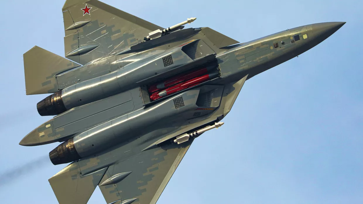 Российский истребитель Су-57Э