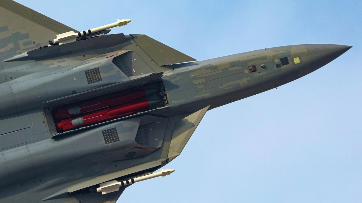 Российский истребитель Су-57Э