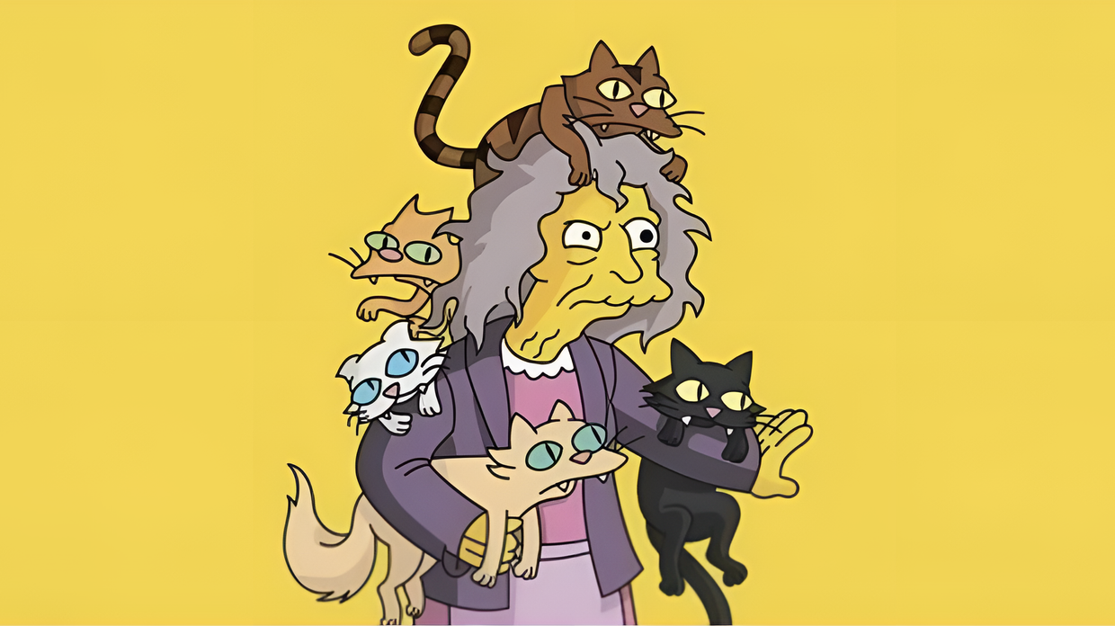 Доктор Элеонора Абернати, известная по прозвищу Сумасшедшая кошатница, персонаж из мультипликационного сериала Симпсоны