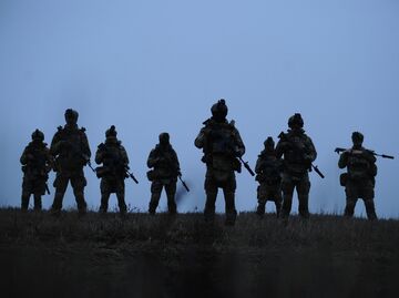 Солдаты ВСУ на полигоне Солдаты ВСУ на полигоне