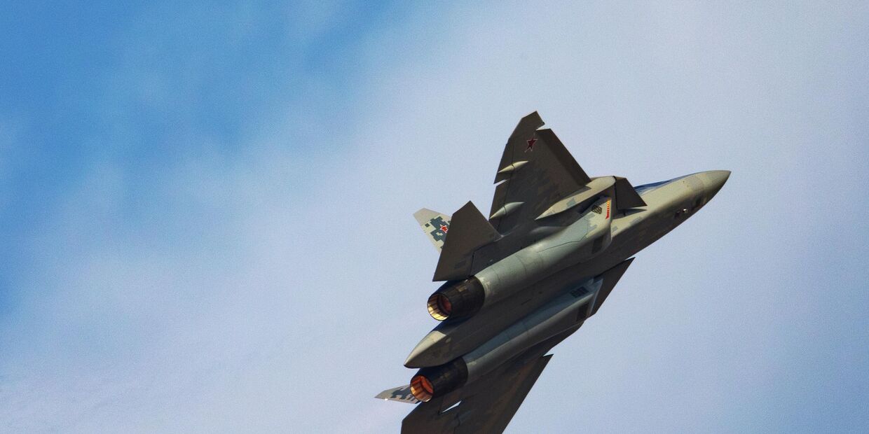 Российский истребитель Су-57Э