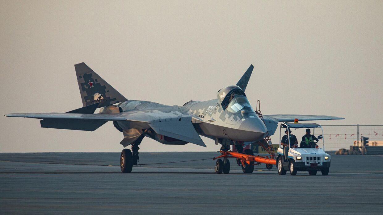 Российский истребитель Су-57Э