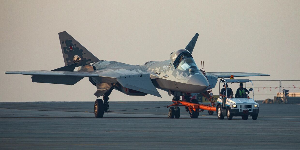 Российский истребитель Су-57Э