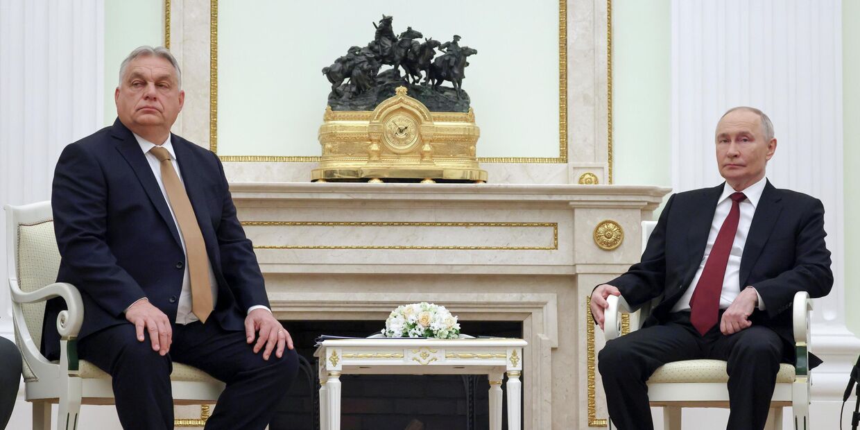 Президент Владимир Путин провел встречу с премьер-министром Венгрии Виктором Орбаном
