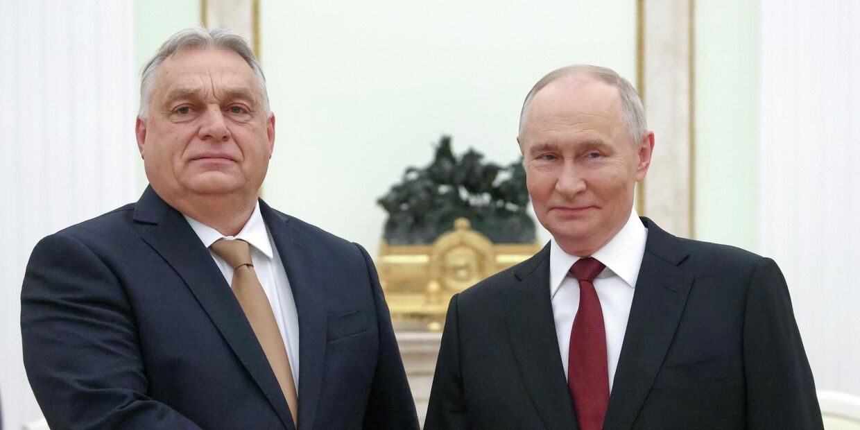 Президент Владимир Путин провел встречу с премьер-министром Венгрии Виктором Орбаном