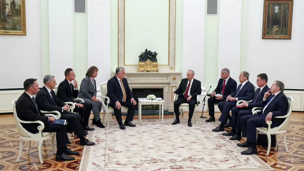 Президент Владимир Путин провел встречу с премьер-министром Венгрии Виктором Орбаном