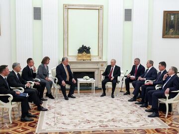 Президент Владимир Путин провел встречу с премьер-министром Венгрии Виктором Орбаном