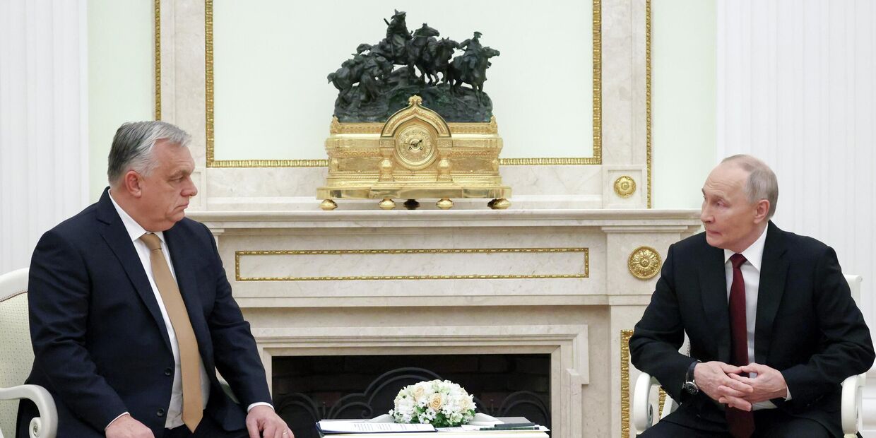 Президент Владимир Путин провел встречу с премьер-министром Венгрии Виктором Орбаном