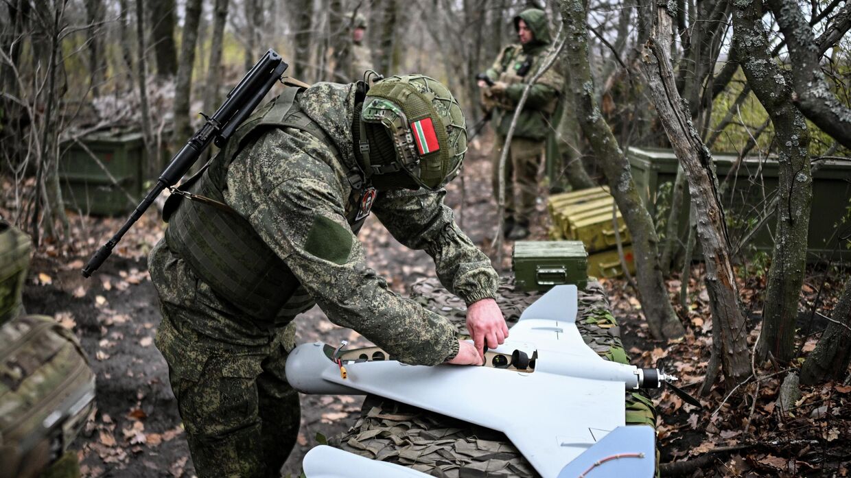 Боевая работа расчета БПЛА на Купянском участке фронта