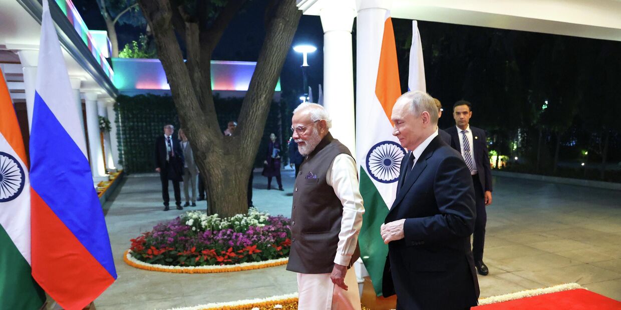 Государственный визит президента РФ Владимира Путина в Индию