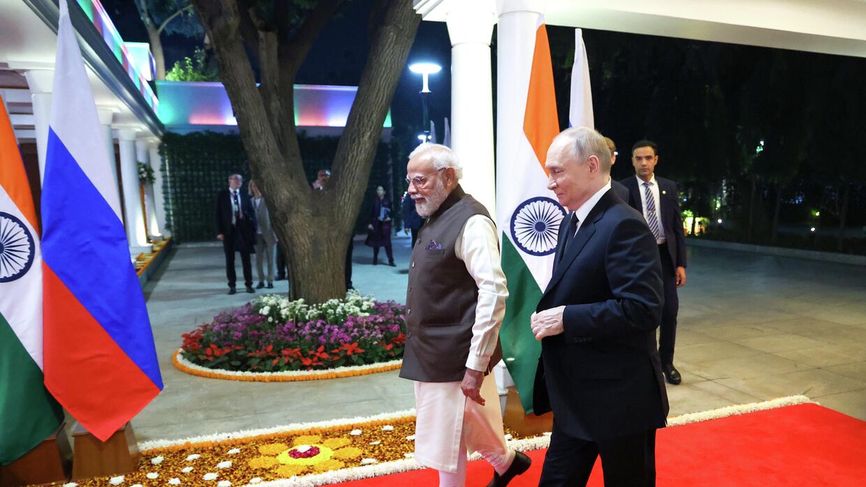 Государственный визит президента РФ Владимира Путина в Индию