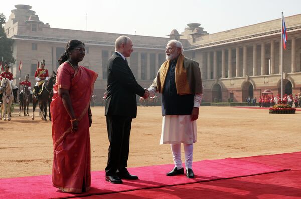 Государственный визит президента РФ Владимира Путина в Индию