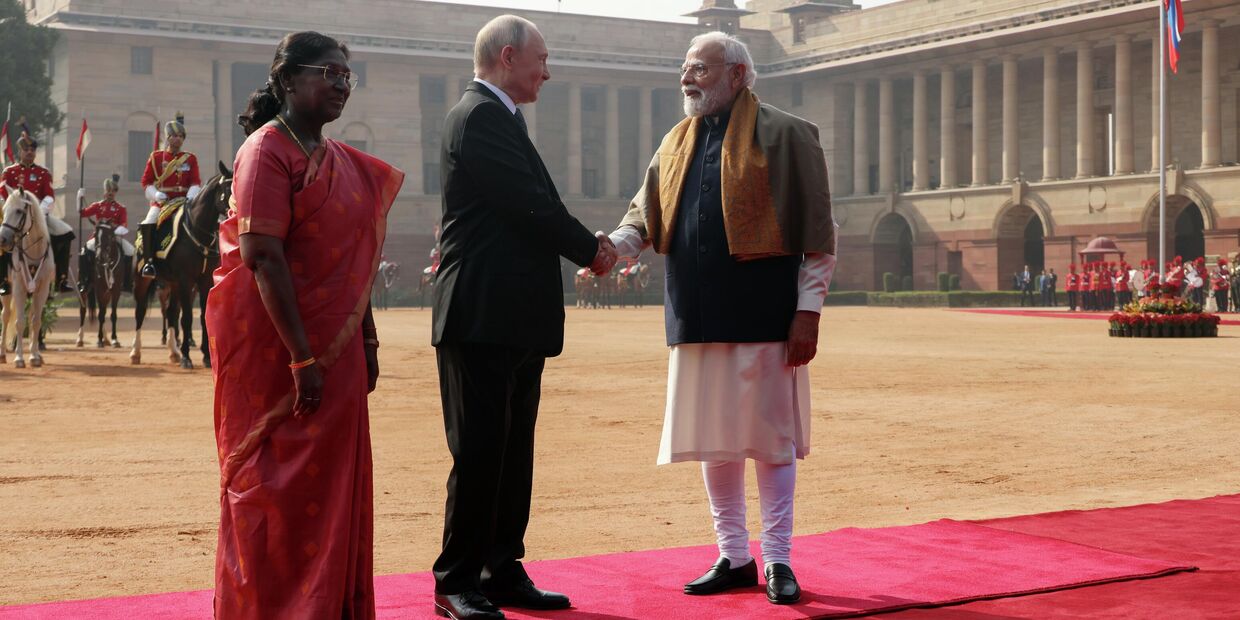 Государственный визит президента РФ Владимира Путина в Индию